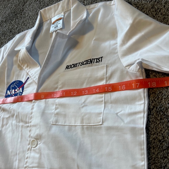 NASA Junior Rocket Scientist Lab Coat, Size 6-8 Dress up - Picture 7 of 8